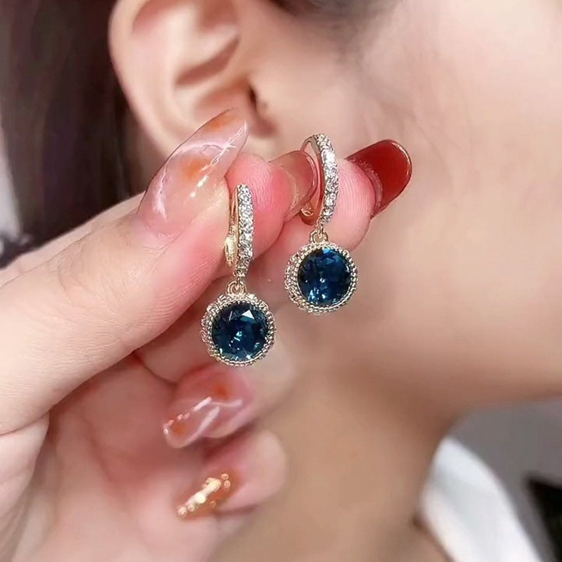 Avtoit | Blue Crystal Earrings, 1 Pair