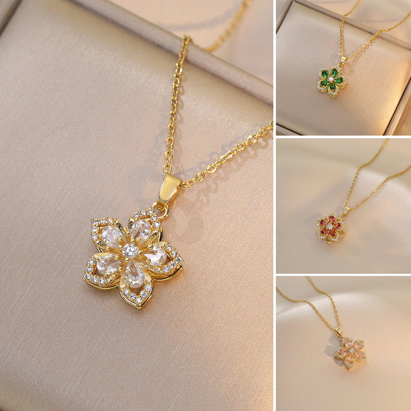 Avtoit | Rotating Bauhinia Necklace