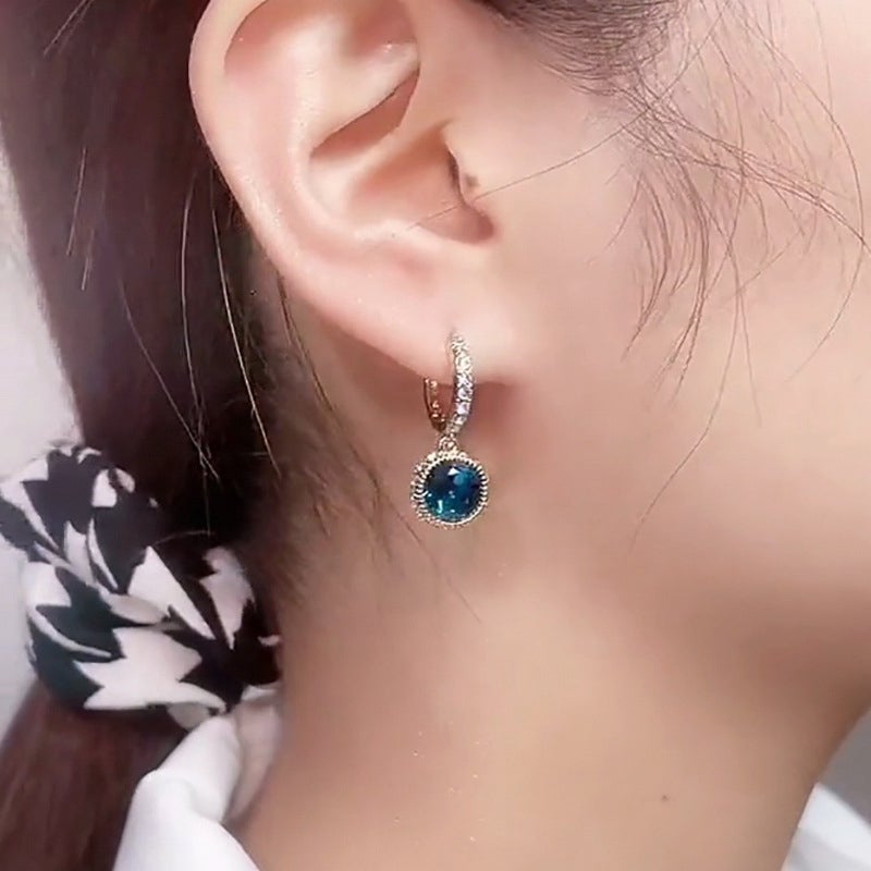 Avtoit | Blue Crystal Earrings, 1 Pair