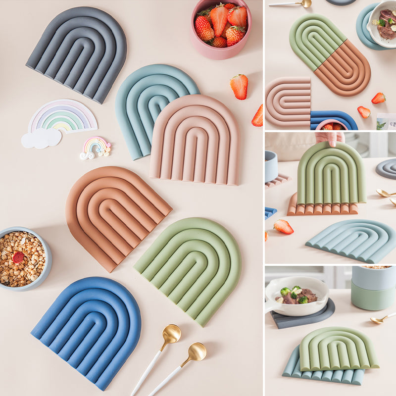 Avtoit | Rainbow Silicone Table Mat Coaster