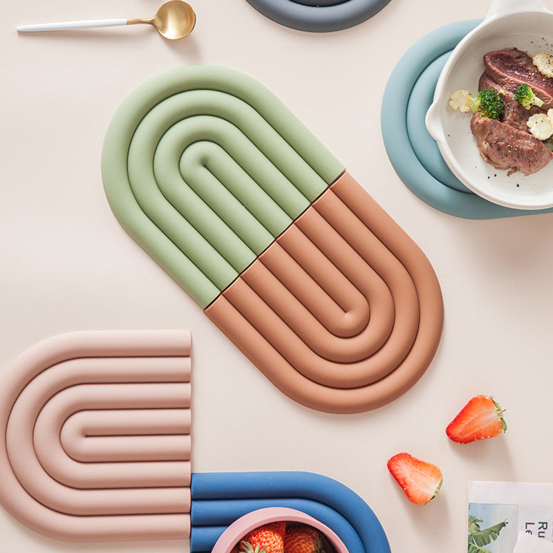 Avtoit | Rainbow Silicone Table Mat Coaster