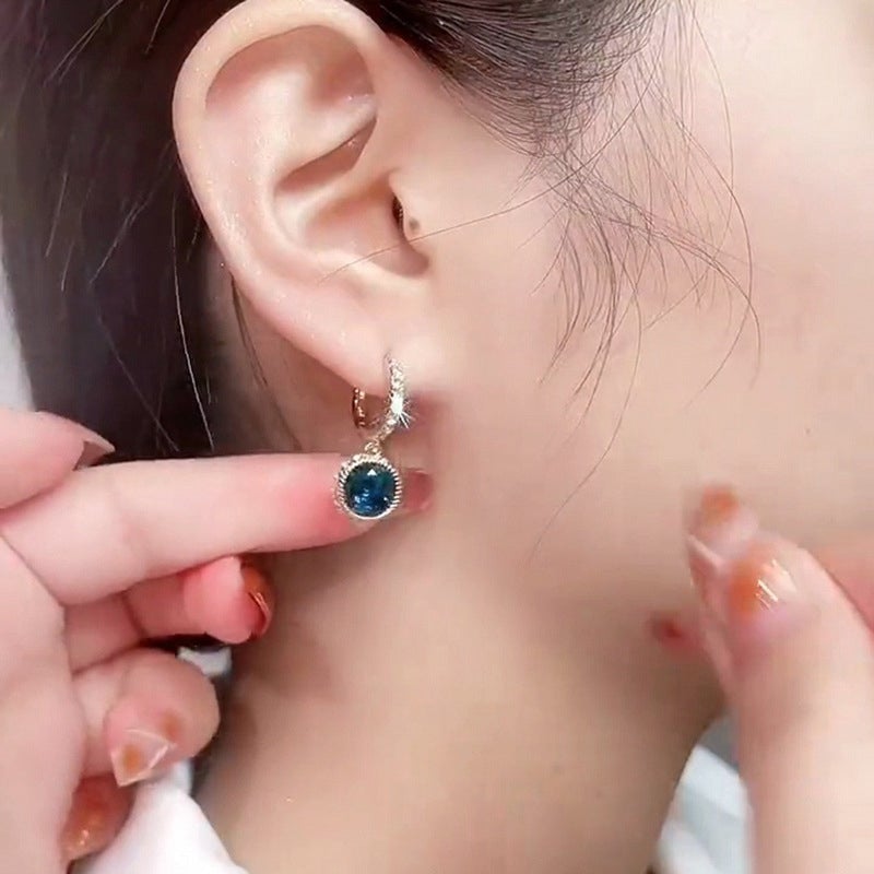 Avtoit | Blue Crystal Earrings, 1 Pair