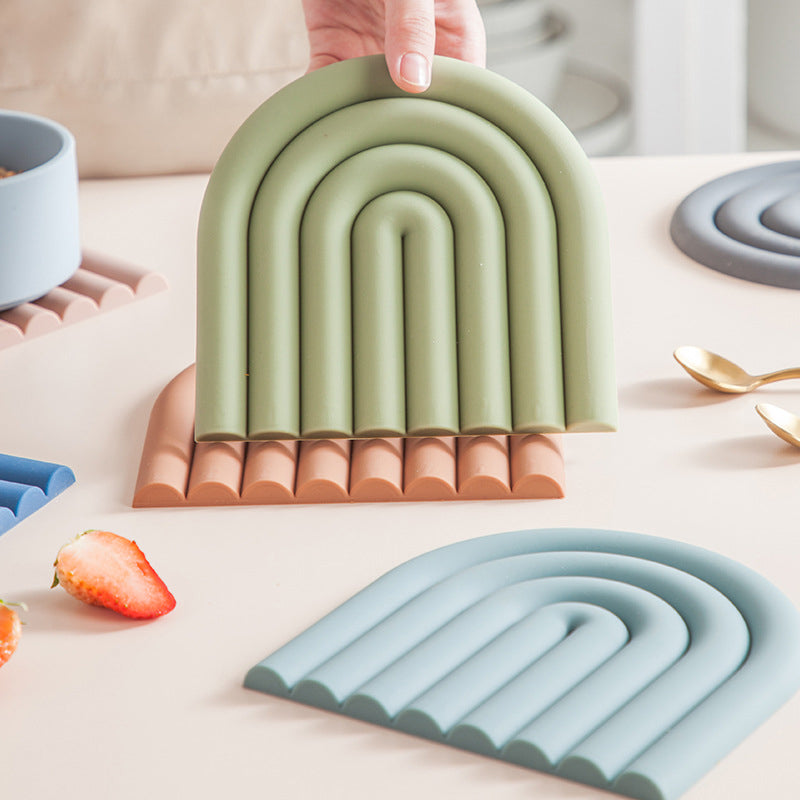Avtoit | Rainbow Silicone Table Mat Coaster