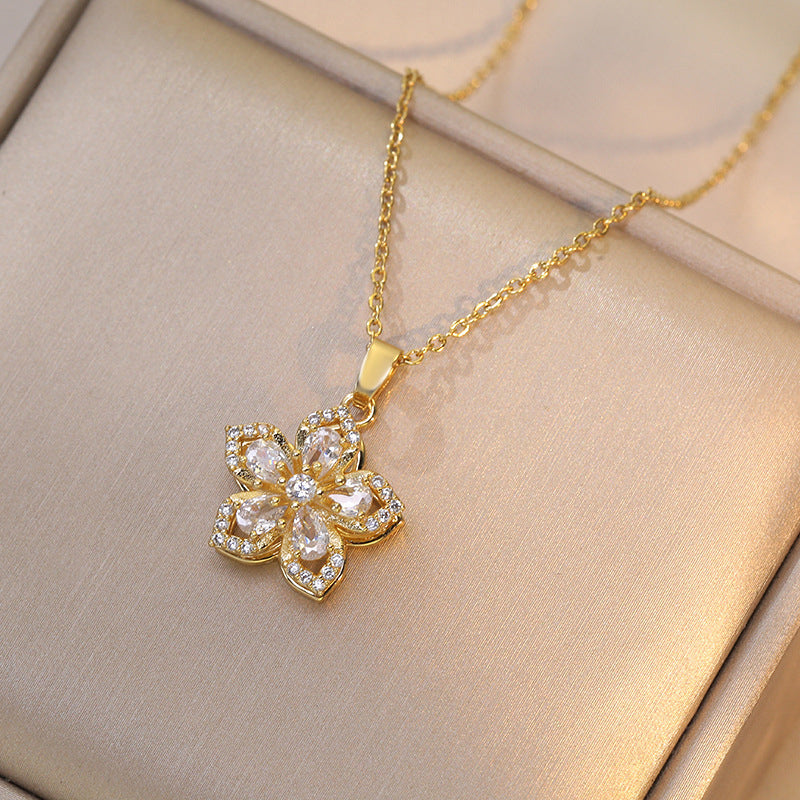 Avtoit | Rotating Bauhinia Necklace