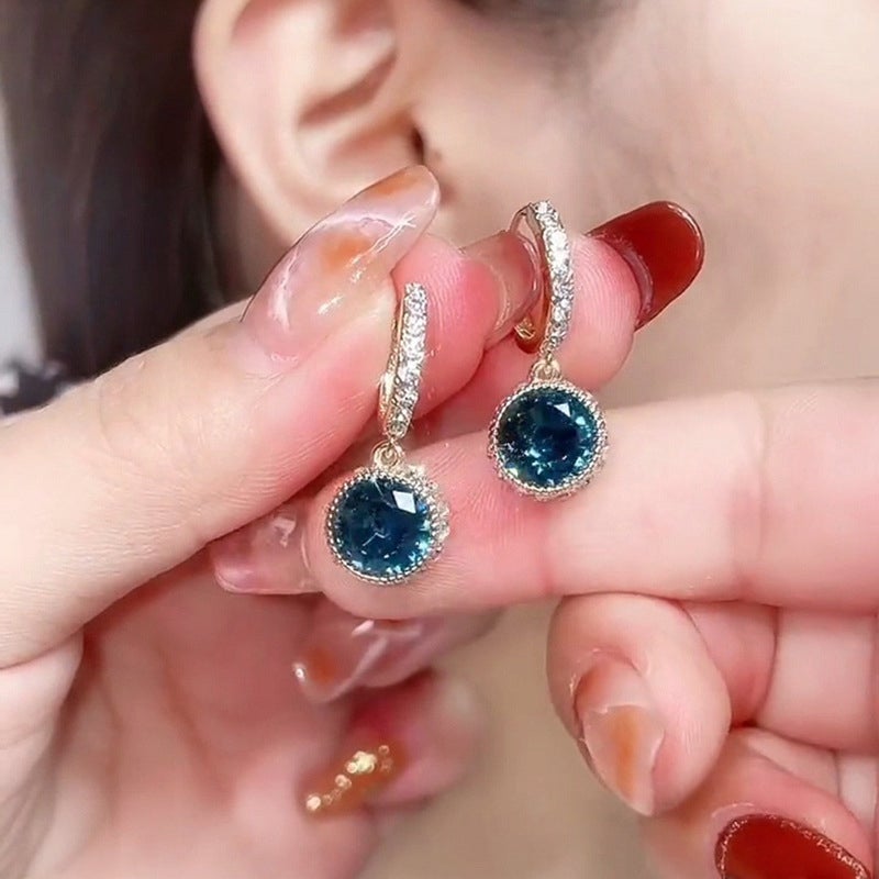 Avtoit | Blue Crystal Earrings, 1 Pair