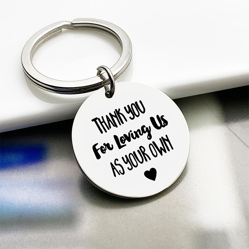 Avtoit | Thank you for loving us Stainless Steel Keychain