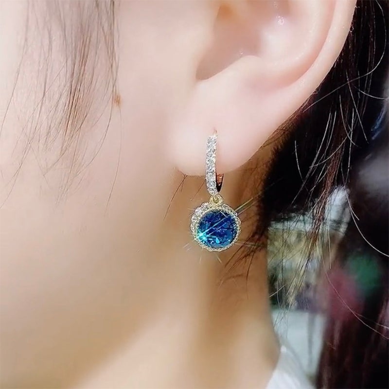 Avtoit | Blue Crystal Earrings, 1 Pair