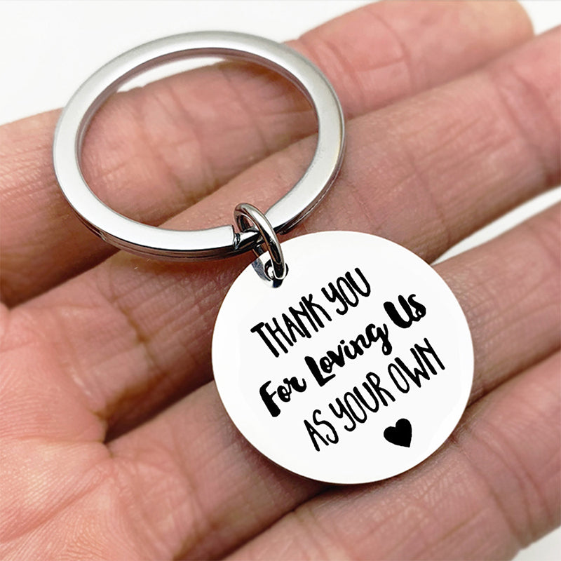 Avtoit | Thank you for loving us Stainless Steel Keychain