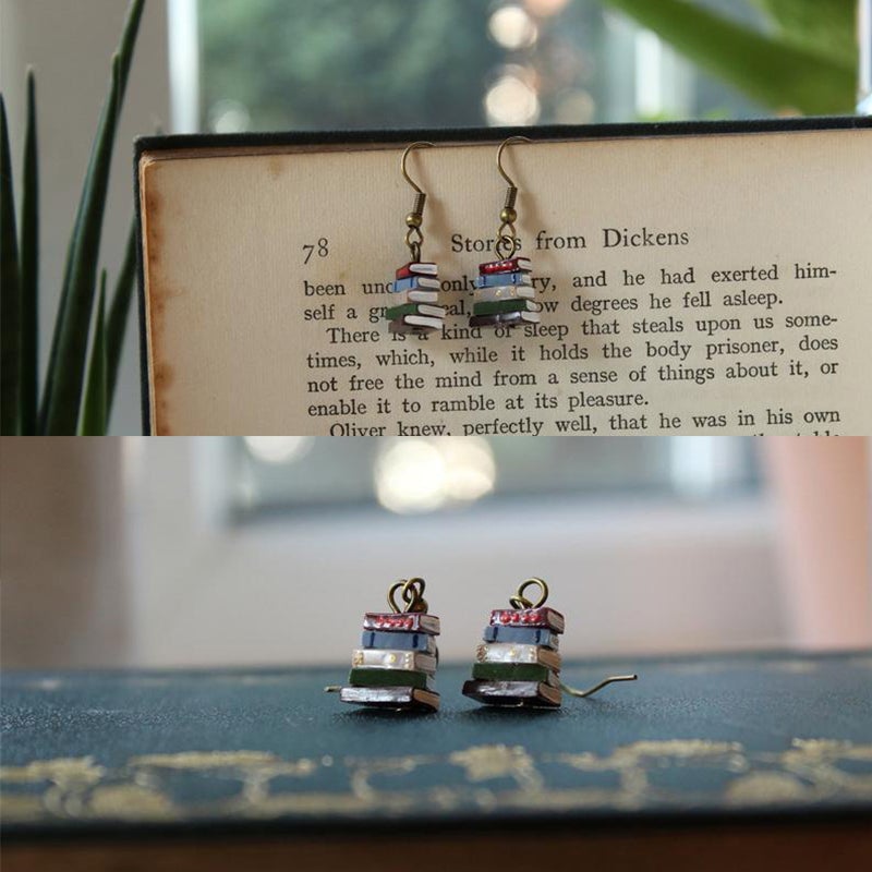 Avtoit | Book stack earrings