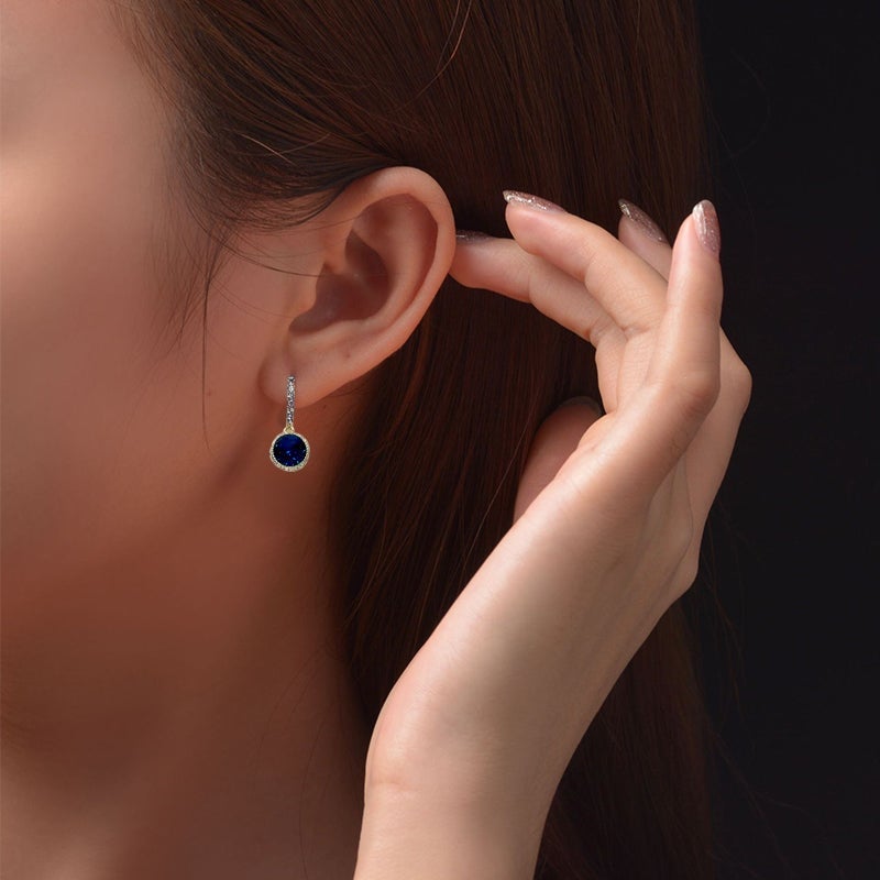 Avtoit | Blue Crystal Earrings, 1 Pair
