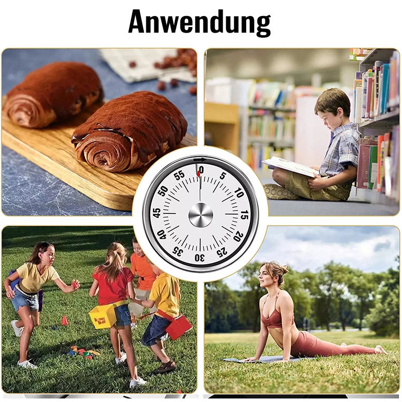 Avtoit | Stainless Steel Kitchen Clock