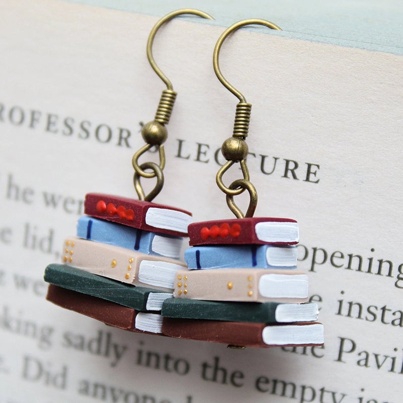 Avtoit | Book stack earrings