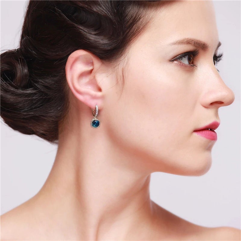 Avtoit | Blue Crystal Earrings, 1 Pair