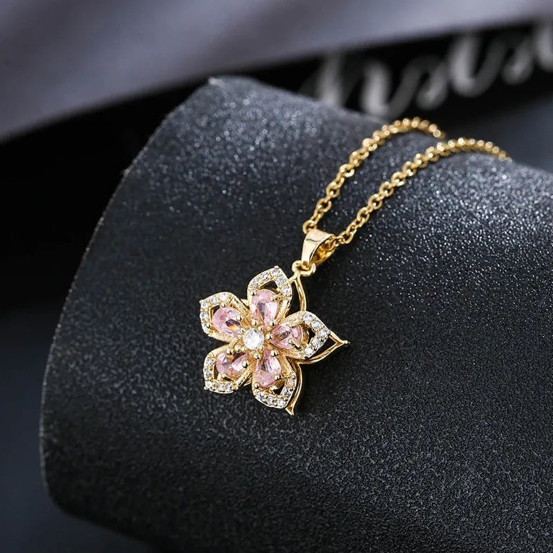 Avtoit | Rotating Bauhinia Necklace