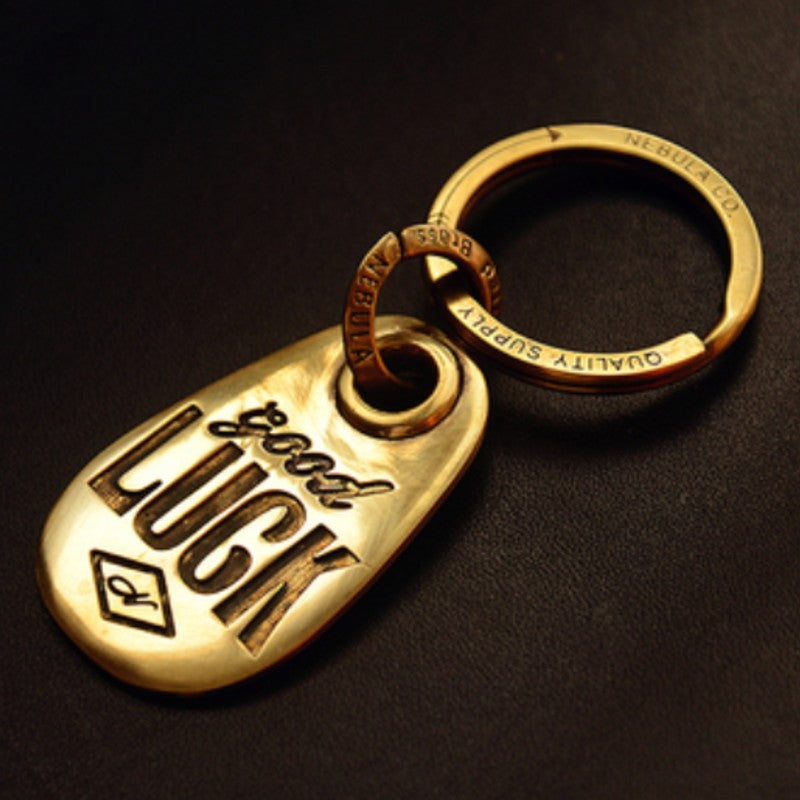 Avtoit | Customized Good Luck Birthday Keychain, with Embedded Date of Birth, Best Gift for Friend, Brother, Sister, Christmas, Valentine, Graduation & More