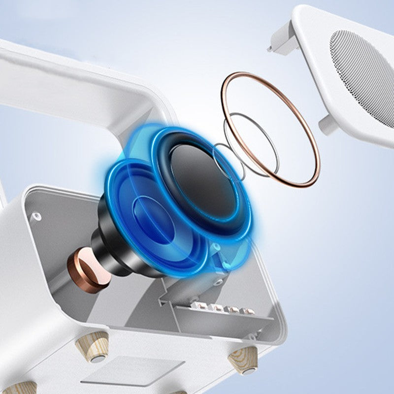 Avtoit | 3-in-1 Rechargeable Bluetooth Speaker with Clock & Dimmable Colorful Light