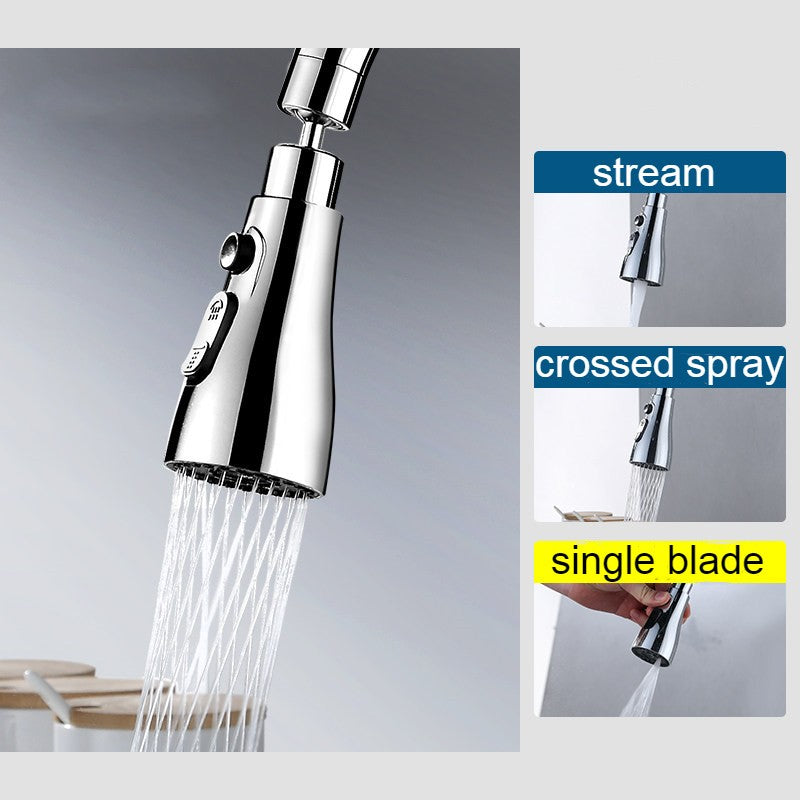 Avtoit | Pull Out Spray Head with 3 Water Modes, for Bathroom & Kitchen Faucet