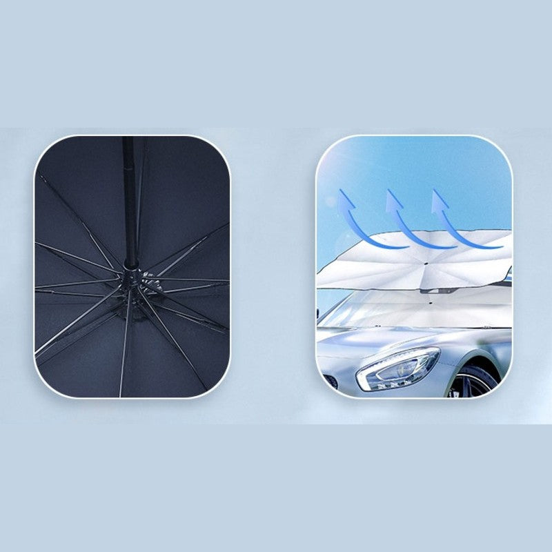 Avtoit | Foldable Car Windshield Sun Shade Umbrella, for Sun Protection & Heat Insulation