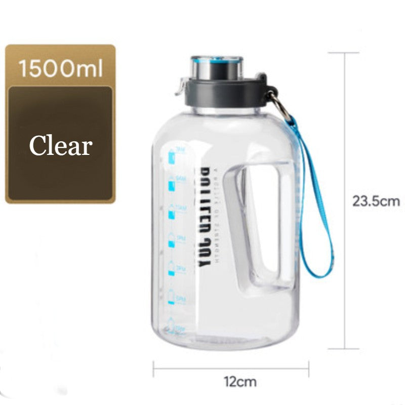 Avtoit | 1500ml Large Capacity Water Bottle, with Widemouth, Tritan Material & BPA Free, for Walking, Driving, Exercising & More