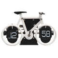Avtoit | Retro Style Bicycle Shaped Flip Down Clock, for Home & Office