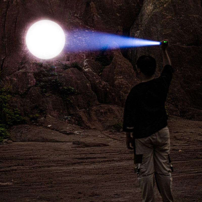 Avtoit | Handheld Rechargeable LED Flashlight, with 5 Lighting Modes, 1500m Beam Distance & IPX6 Waterproof