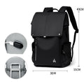 Avtoit | Waterproof Large Capacity Backpack, with USB Ports and Cushioned Padded Shoulder Straps, for Commute, Travel, School