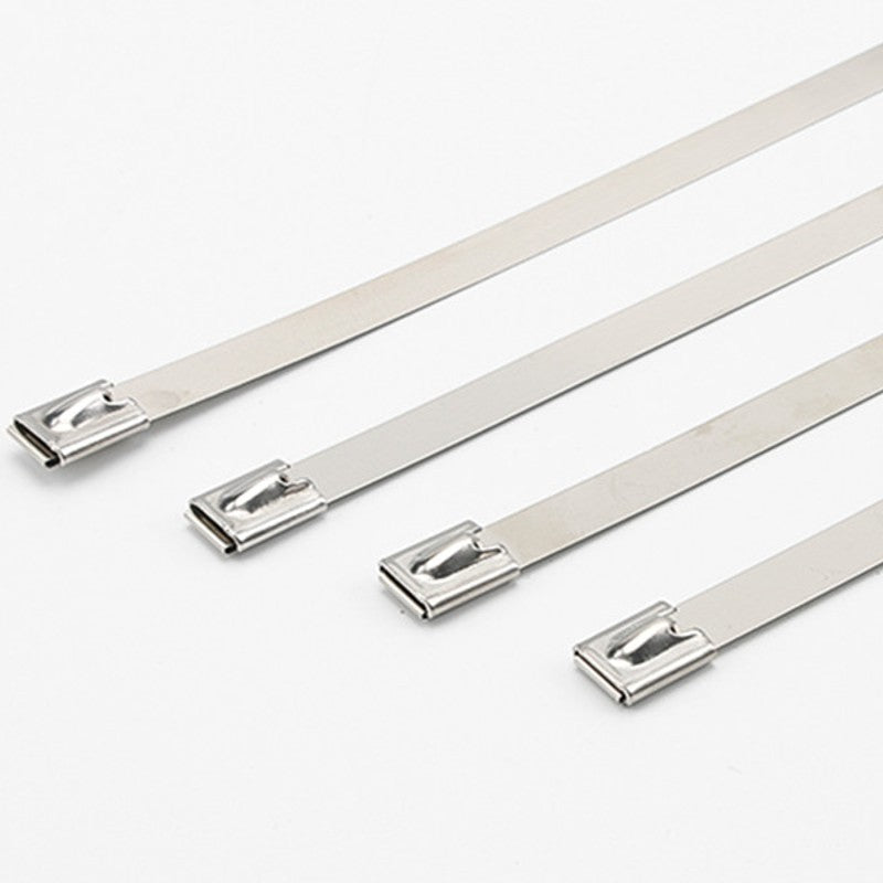 Avtoit | Multi-Purpose Stainless Steel Self-Locking Cable TiesÔºå for Wrapping, Fence, Outdoor, and Canopy (100pcs)