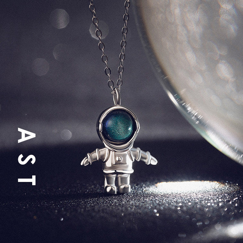 Avtoit | Silver Astronaut Necklace, Jewelry Gifts for Women
