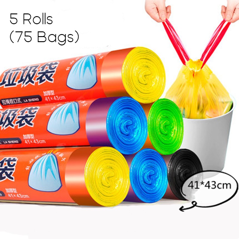 Avtoit | Unscented Ultra Strong Drawstring Trash Bags, for Kitchen, Bathroom, Office & More