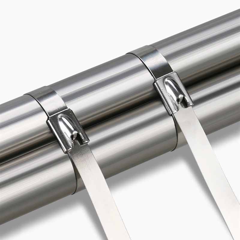 Avtoit | Multi-Purpose Stainless Steel Self-Locking Cable TiesÔºå for Wrapping, Fence, Outdoor, and Canopy (100pcs)