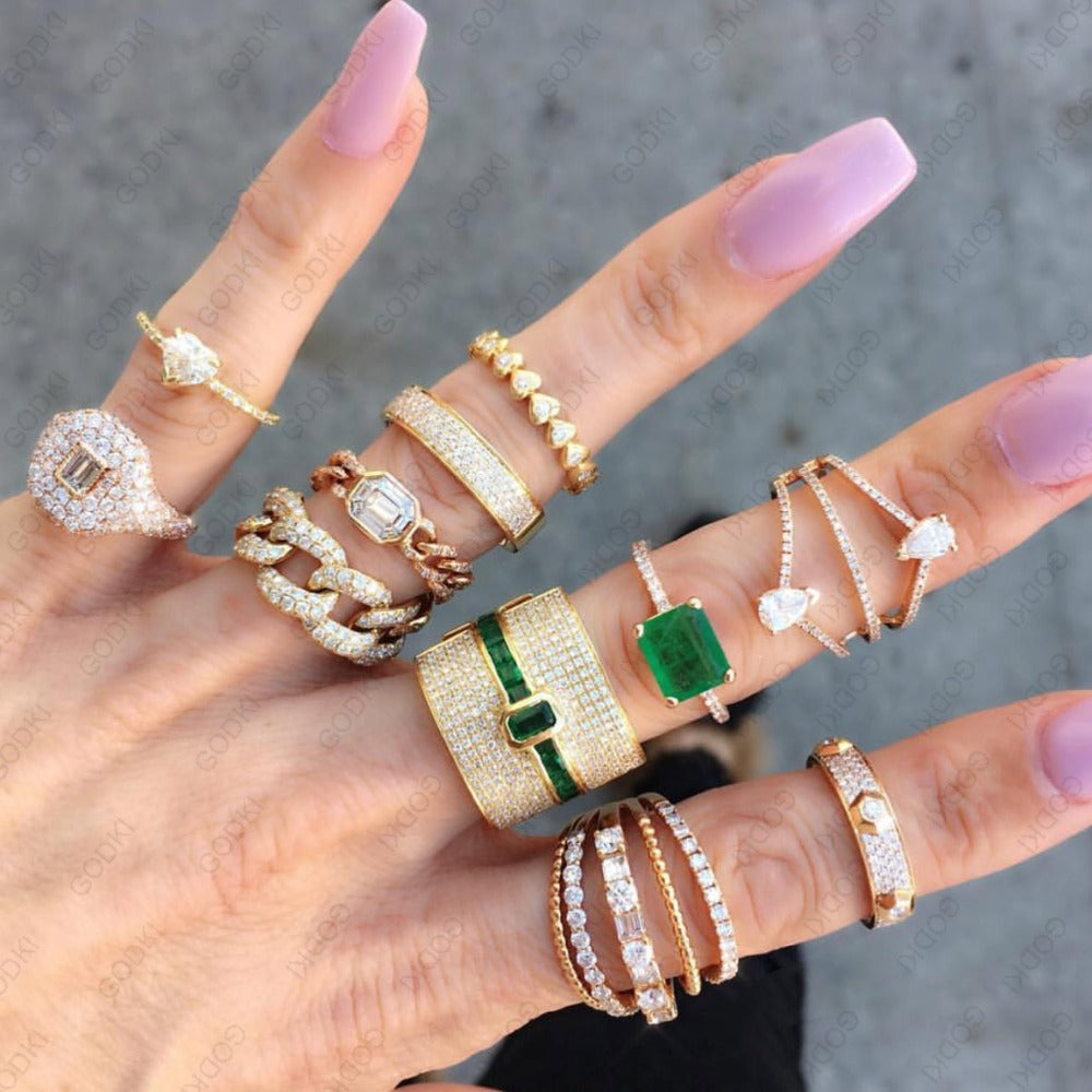 Avtoit | Monaco Design Luxury Statement Stackable Ring For Women