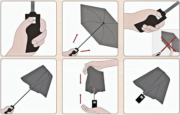 Avtoit | Automatic Sun & Rain Umbrella, with Anti UV Coating, Large Canopy & Anti-slip Handle, for Travel, Commute & More