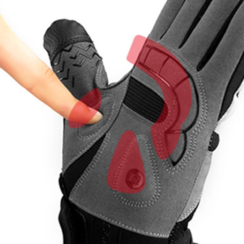 Avtoit | Electric Thermal Heated Gloves, with Touchscreen-compatible Fingertips & Reflecting Strip, for Climbing, Hiking, Cycling & More