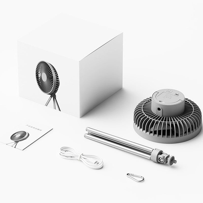 Avtoit | Portable Rechargeable Fan with Flexible Tripod & 3 Speed Settings, for Travel, Office, Room, Outdoor