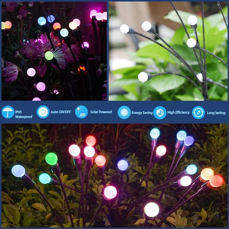 Avtoit | Solar Garden LED Firefly Plug Light