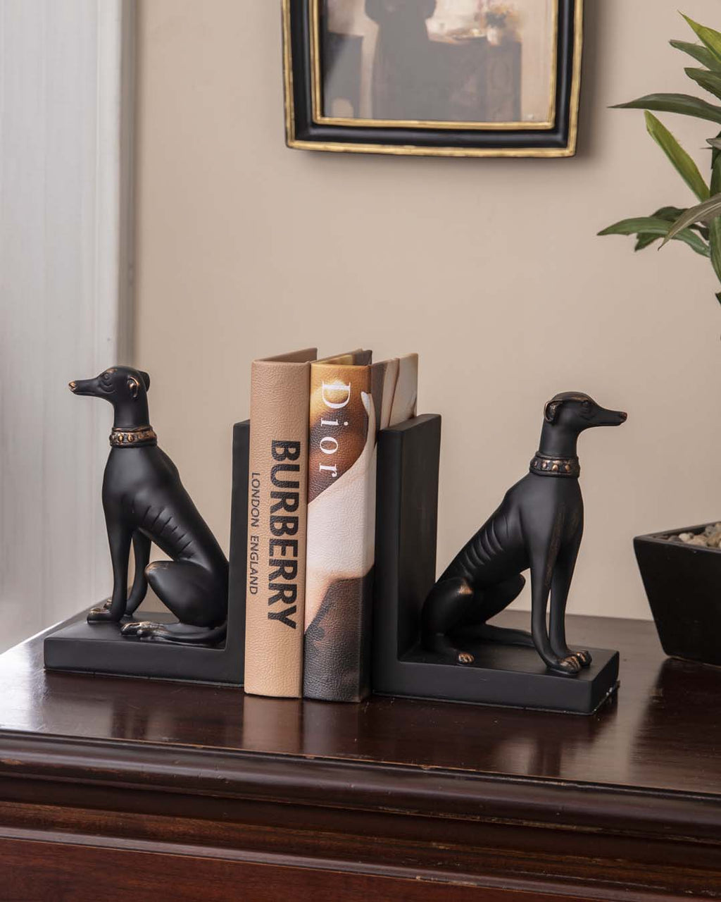 Avtoit | Guard Dog Bookend Set - Black