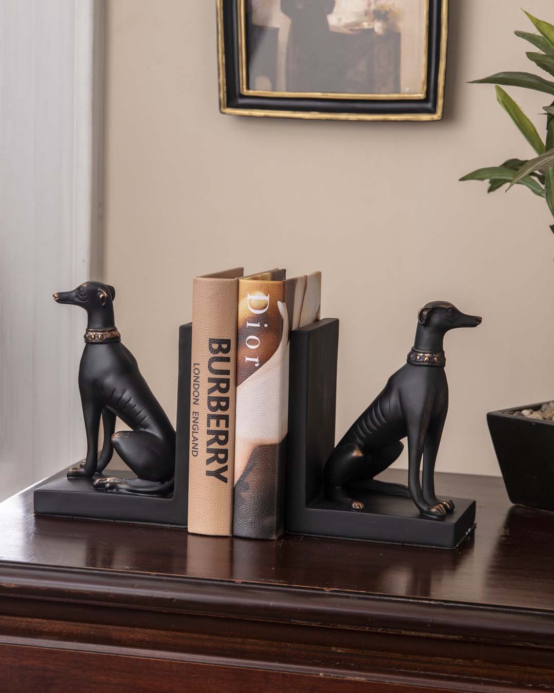 Avtoit | Guard Dog Bookend Set - Black