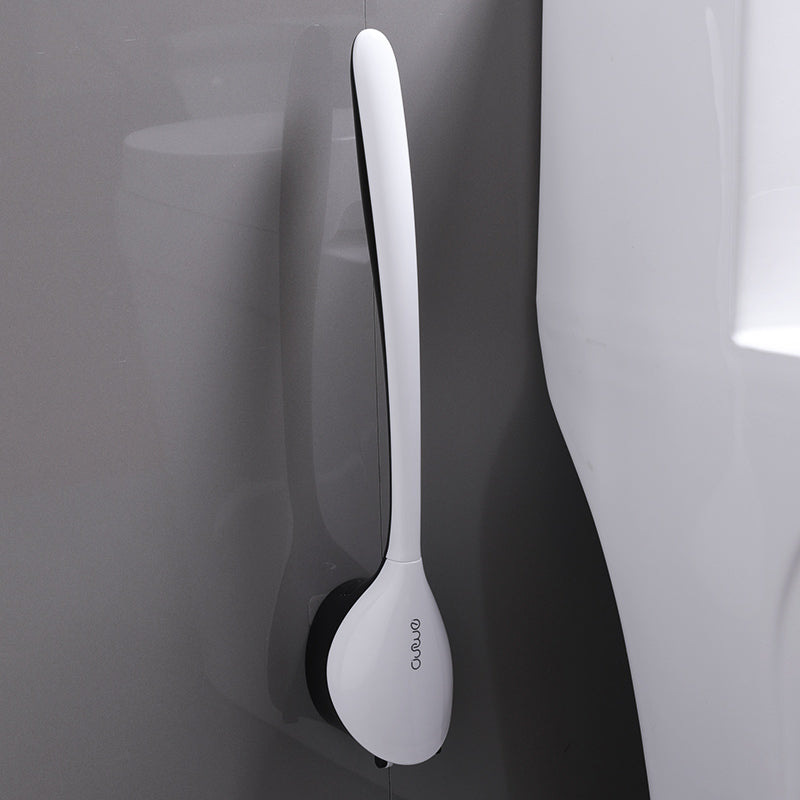 Avtoit | Wall Mounted Toilet Brush Set, with Holder, Soft Bristles & No-punch Installation