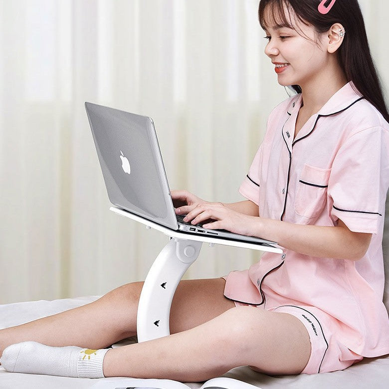 Avtoit | Laptop Stand for Bed & Table, with Adjustable Angle & Height, for Work, Study & Entertainment