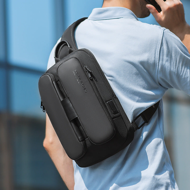 Avtoit | Portable Cool Sling Bag, with Large Capacity, Waterproof Material & Anti-theft Pockets, for Travel, Work & More