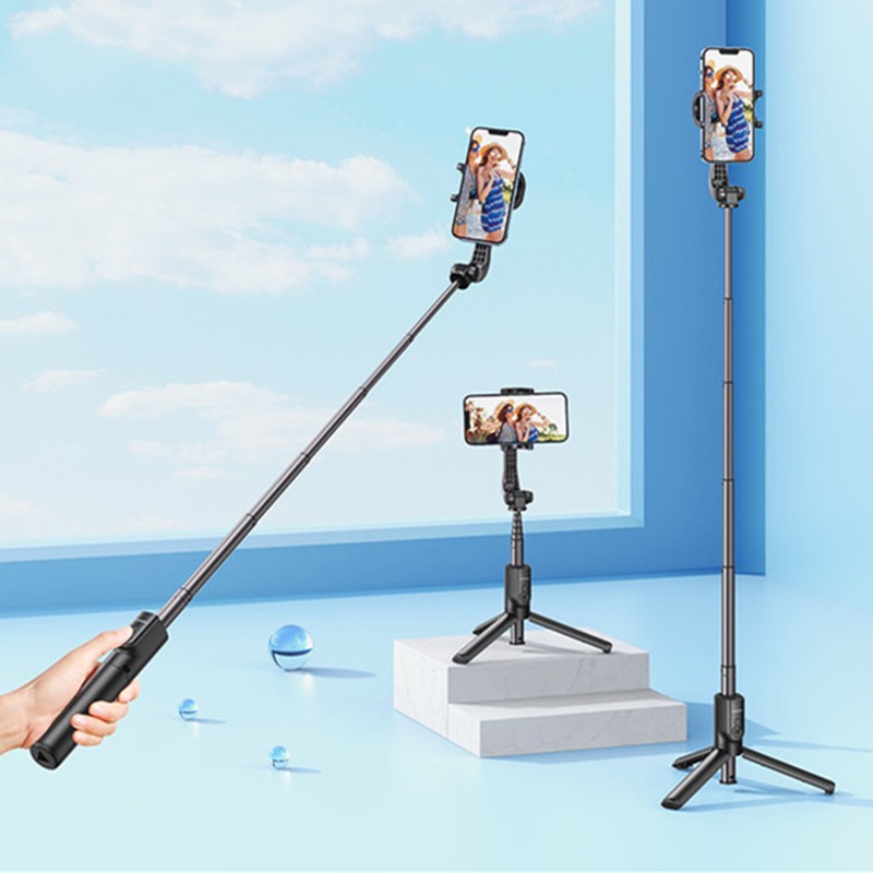 Avtoit | 3-in-1 Portable Bluetooth Selfie Stick Tripod with Wireless Remote, for Party, Travel, Holiday