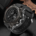 Men's Analog-Digital Military Watch with Multifunction Display
