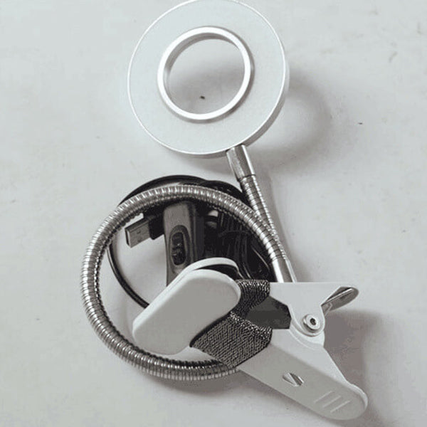 Avtoit | Creative simple USB pants button LED reading clip desk lamp