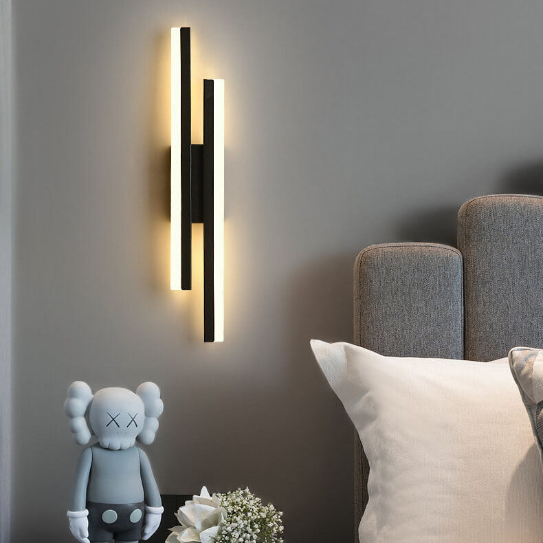 Avtoit | LuxLine Modern LED Wall Lamp | Minimalist Design | Iron & Acrylic | Dimmable Light
