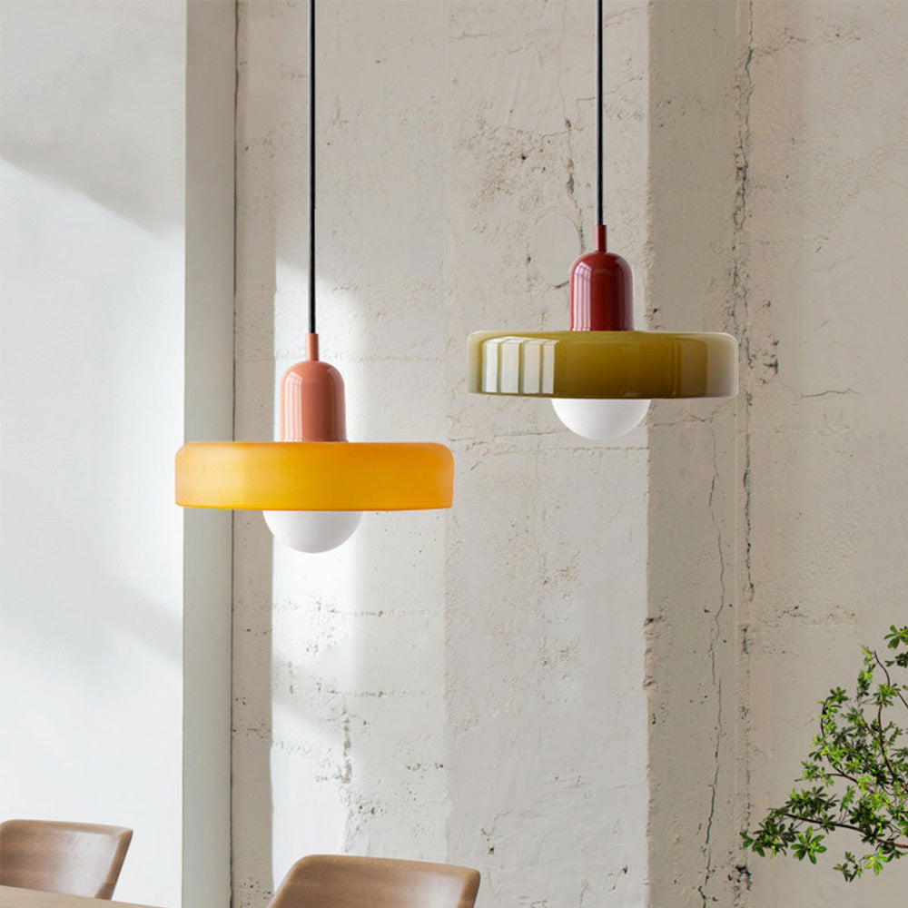 Avtoit | Bauhaus Pendant Light made of Colored Glass
