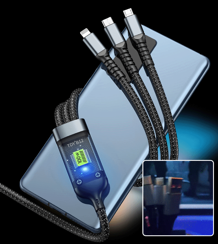 Avtoit | Super Fast Charging 3-in-1 Data Cable