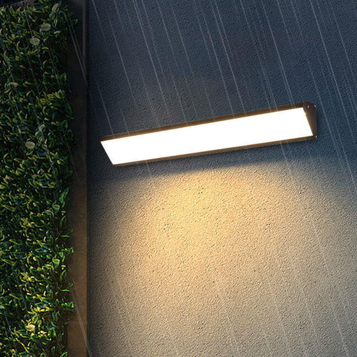 Avtoit | AquaBar Modern LED Outdoor Wall Light | Aluminum & Acrylic | Durable & Waterproof | Warm White | Various Sizes