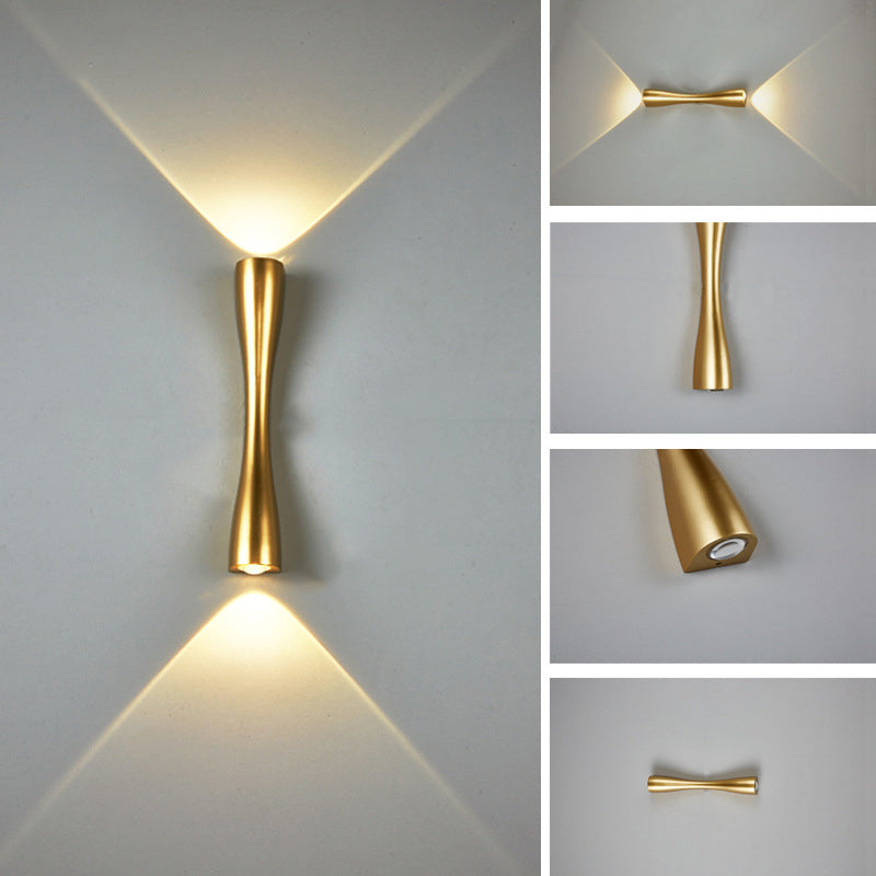 Avtoit | Modern Simple Long Horn 2-Light LED Indoor and Outdoor Wall Light