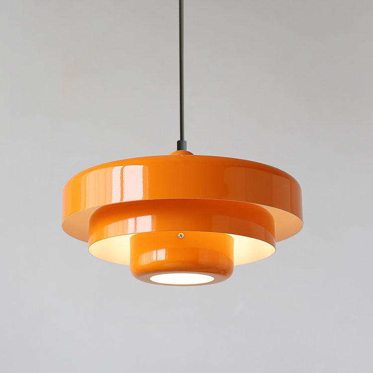 Avtoit | Multi-layer pendant light green 21 cm metal
