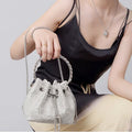 Avtoit | Diamond Drawstring Bucket Bag
